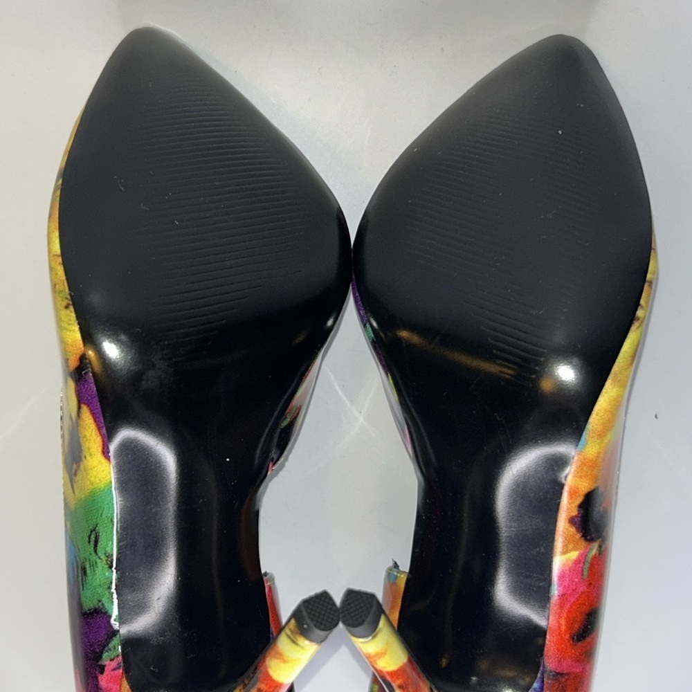 NWOT Steve Madden groovi PU floral D’Orsay stiletto heel - Picture 7 of 8